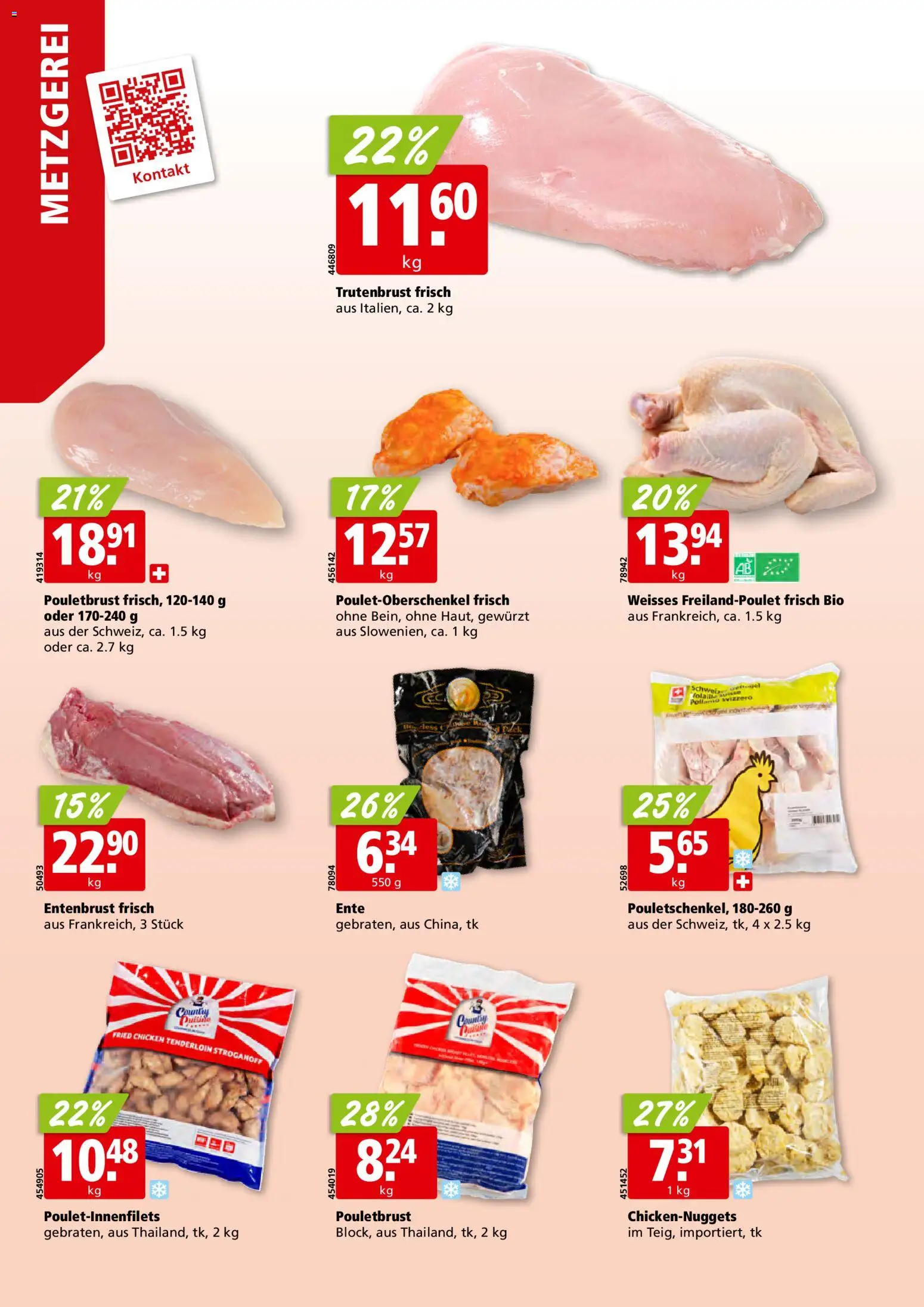 Aligro aktionen – gültig ab 27.05.2026 | Seite: 6 | Produkte: Pouletbrust
