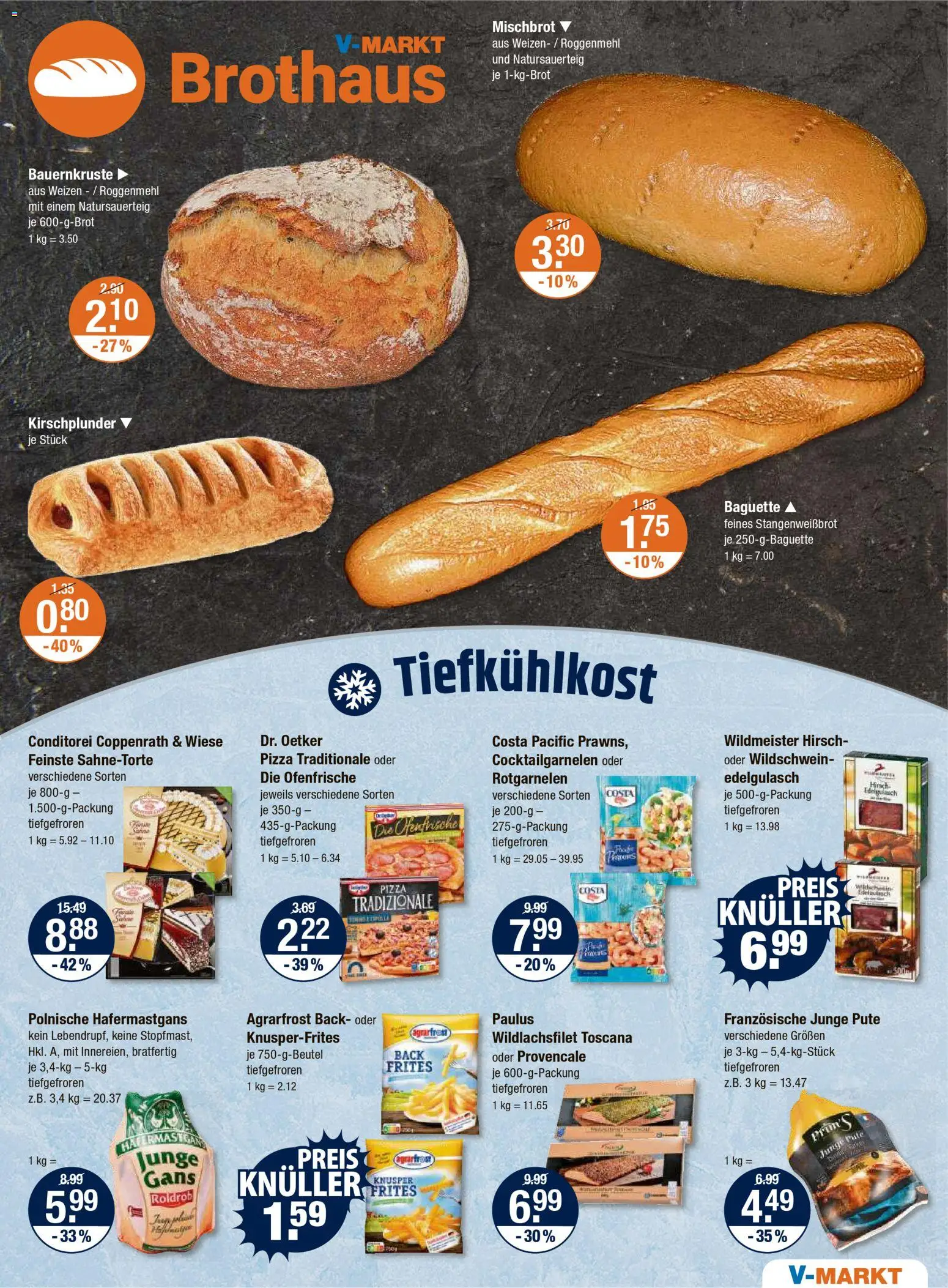 V-Markt - Schwaben / Oberbayern – gültig ab 18.12.2025 | Seite: 5 | Produkte: Pute, Baguette, Ofenfrische, Pizza