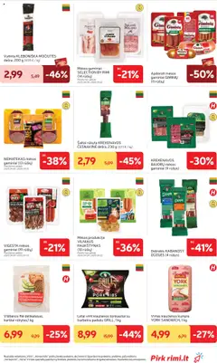 Rimi akcijos nuo 16.09.2025 | Puslapis: 15 | Prekių: Vištienos, Dešrelės, Saliamis, Kumpis