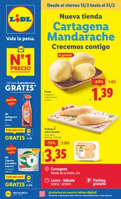 Vista previa Lidl -  Cartagena Mandarache válido desde el 13.02.2026