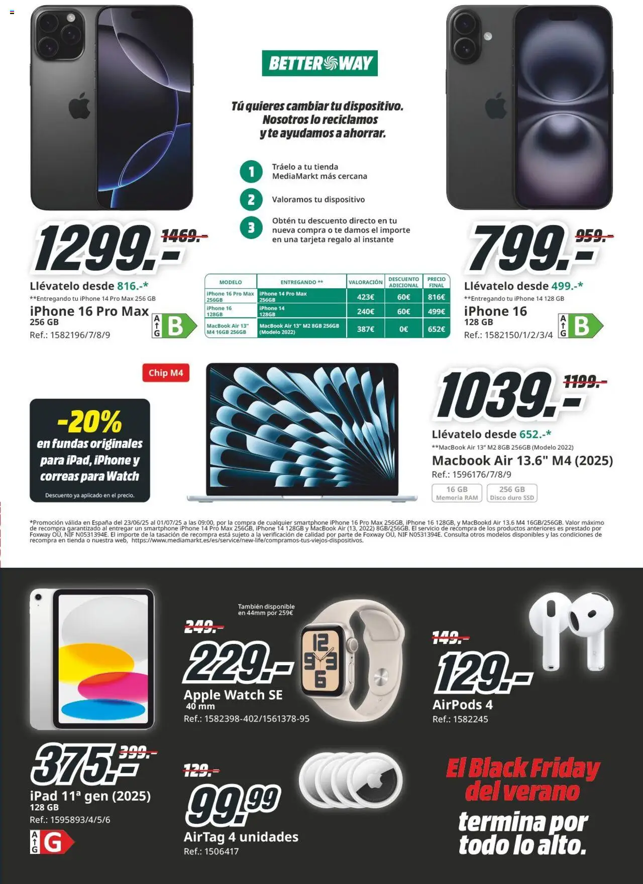 Media Markt folleto │ válido desde el 23.06.2025 | Página: 28 | Productos: Té, Smartphone, Apple, Disco