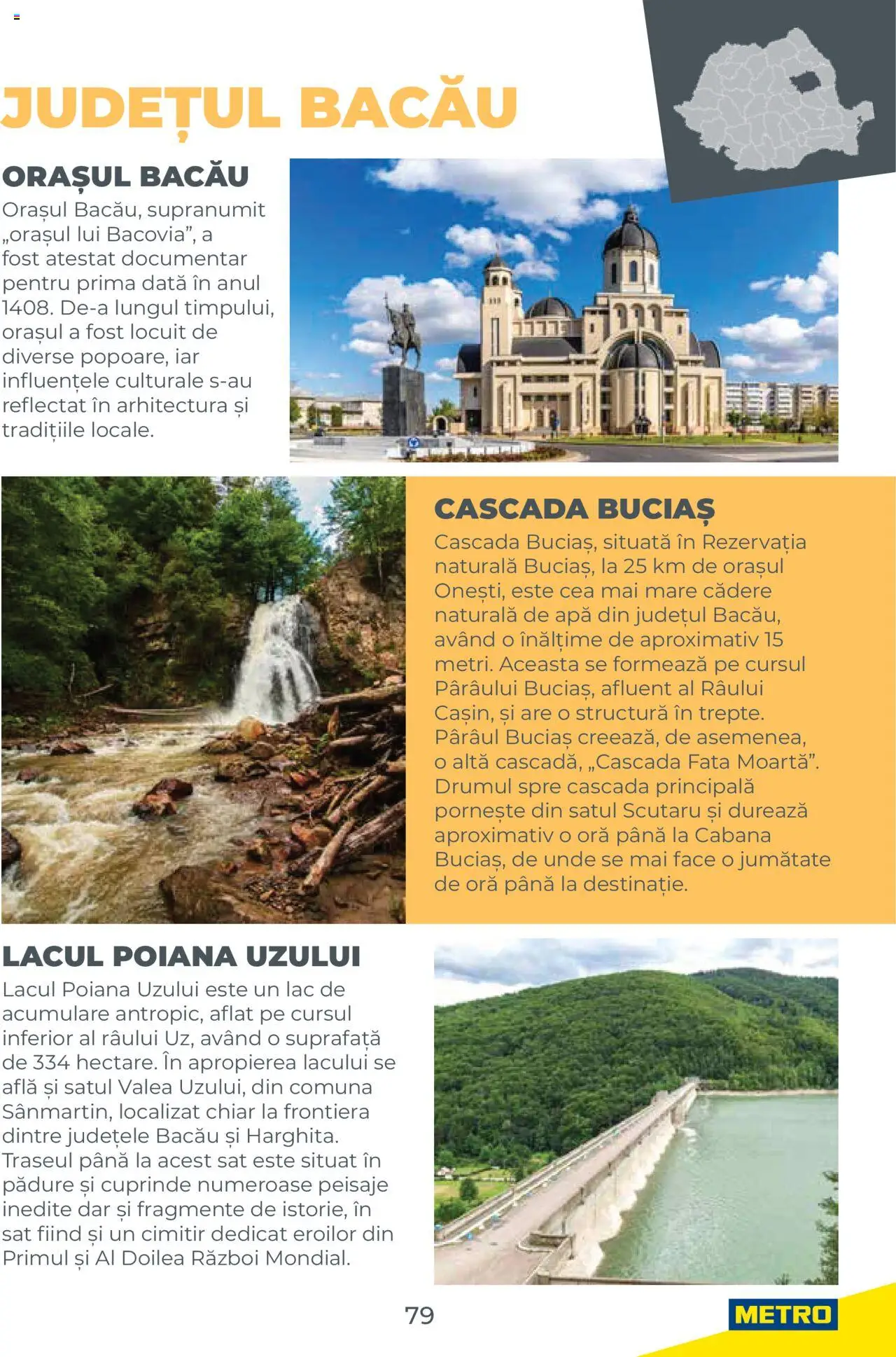 Metro catalog - Ghid de călătorie România – valabil de la 01.08.2025 | Pagină: 79 | Produse: Apă