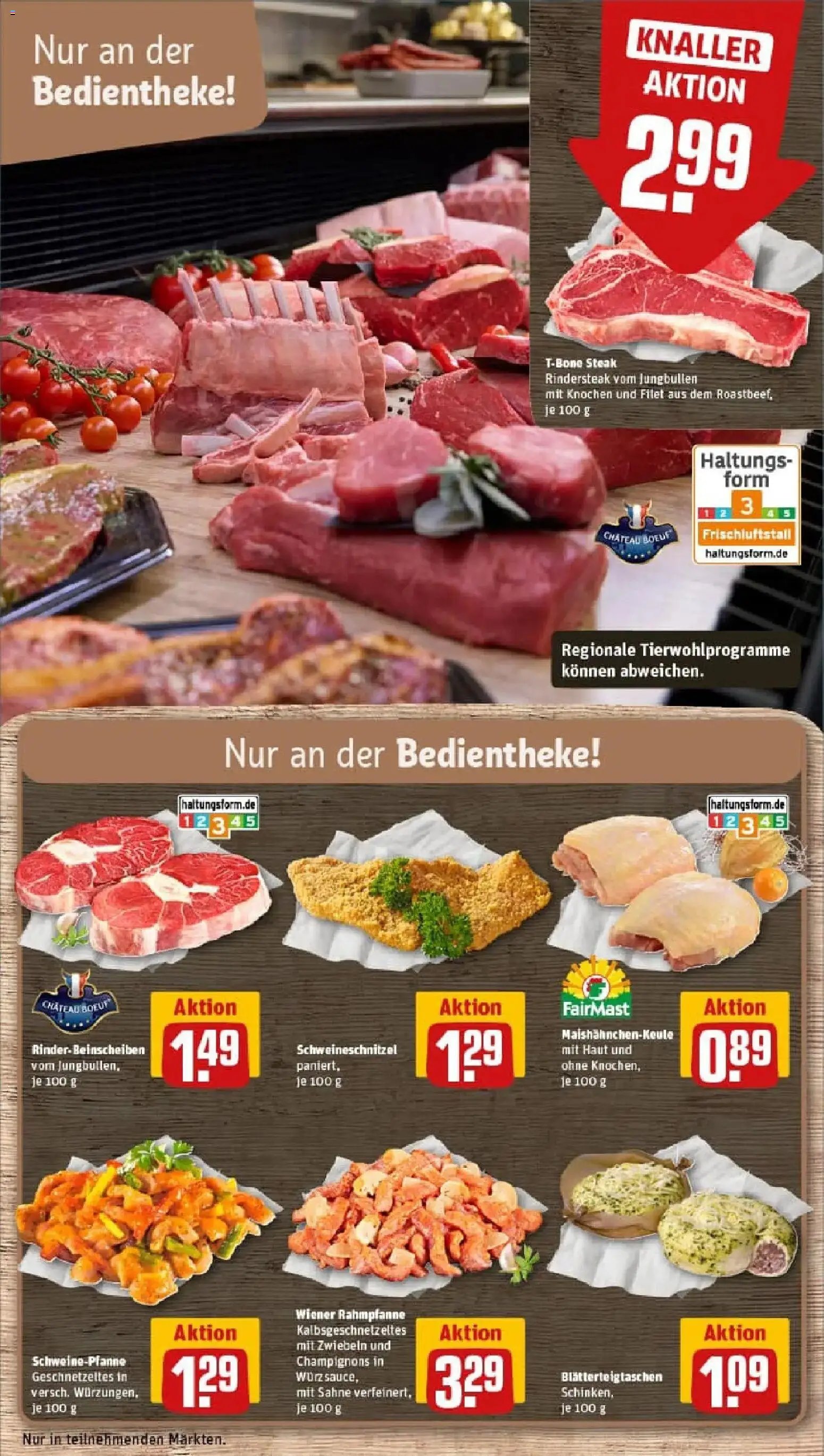 Rewe prospekt Neuerburg	 – gültig ab 26.01.2026 | Seite: 10 | Produkte: Champignons, Zwiebeln, Steak, Sahne