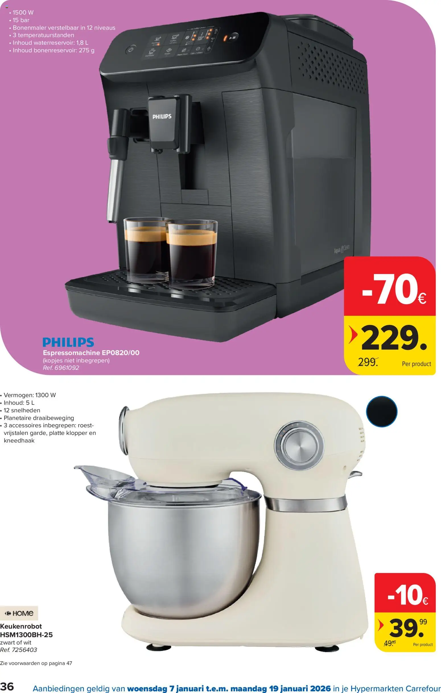 {H1} | Pagina: 36 | Producten: Klopper