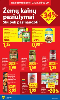 LIDL leidinys galioja nuo 23.03.2026 | Puslapis: 18 | Prekių: Agurkai, Kukurūzai, Rankšluostis, Pievagrybiai