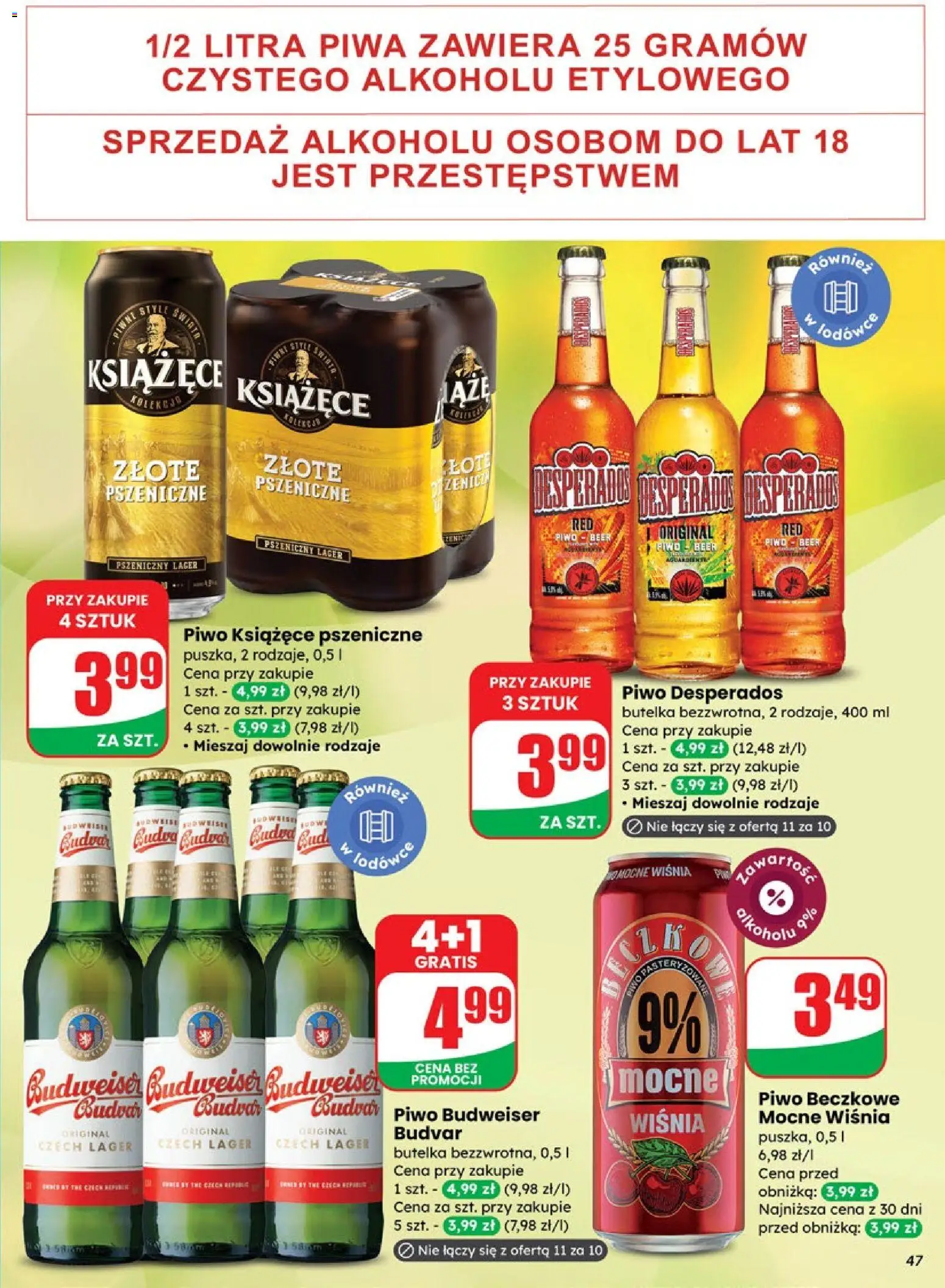Dino Gazetka od 29.10.2025 | Strona: 47 | Produkty: Piwo Desperados, Piwo
