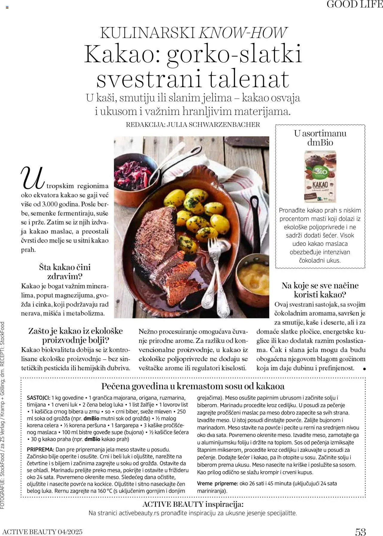 DM Drogerie katalog - važi od 09.10.2025 | Strana: 53 | Proizvode: Govedina, Maslac, Krompir, So