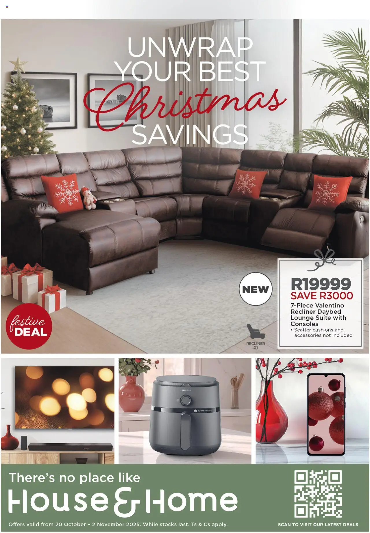 New House and Home catalogue – valid from 20.10.2025 | Page: 1 | Products: Lounge suite