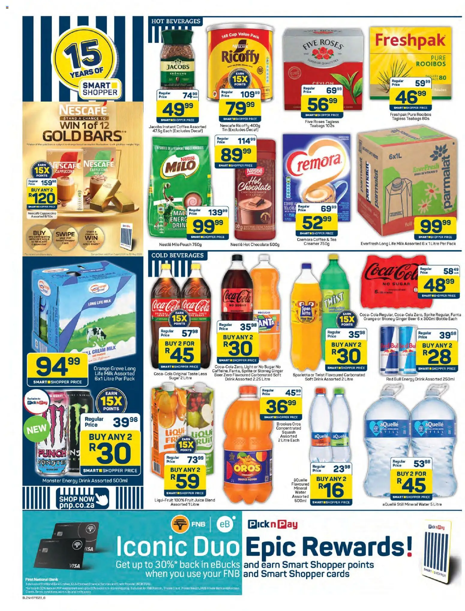 New Pick n Pay catalogue – valid from 24.04.2026 | Page: 6 | Products: Bed, Squash, Chocolate, Fanta
