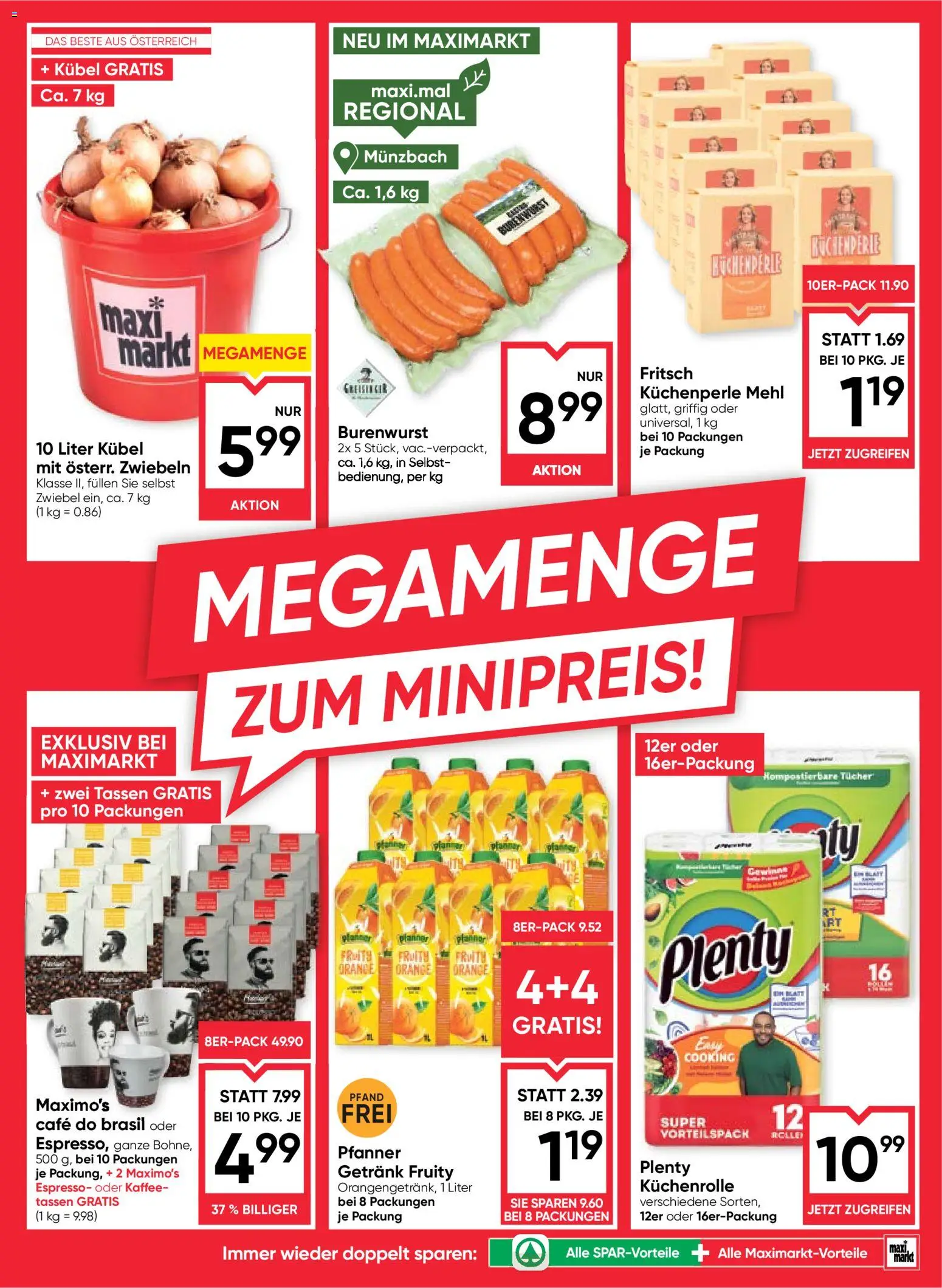 Maximarkt Flugblatt gültig ab 05.03.2026 | Seite: 7 | Produkte: Zwiebeln, Kaffee