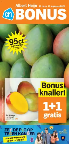 Albert Heijn folder week / de la semaine 33 - Voorbeeld van een folder van Albert Heijn, geldig van 11.08.2025