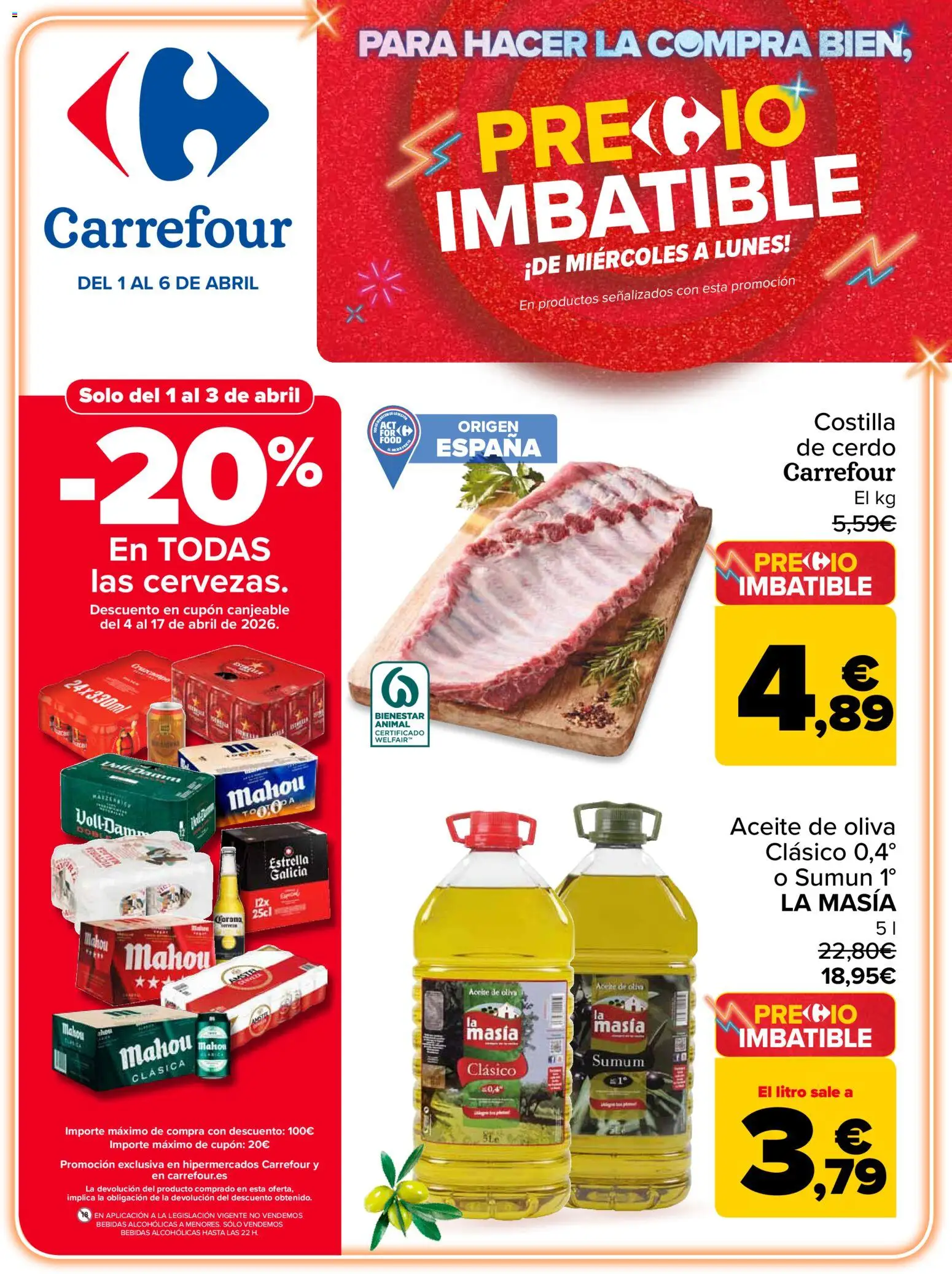 Carrefour Precio Imbatible │ válido desde el 01.04.2026 | Página: 1