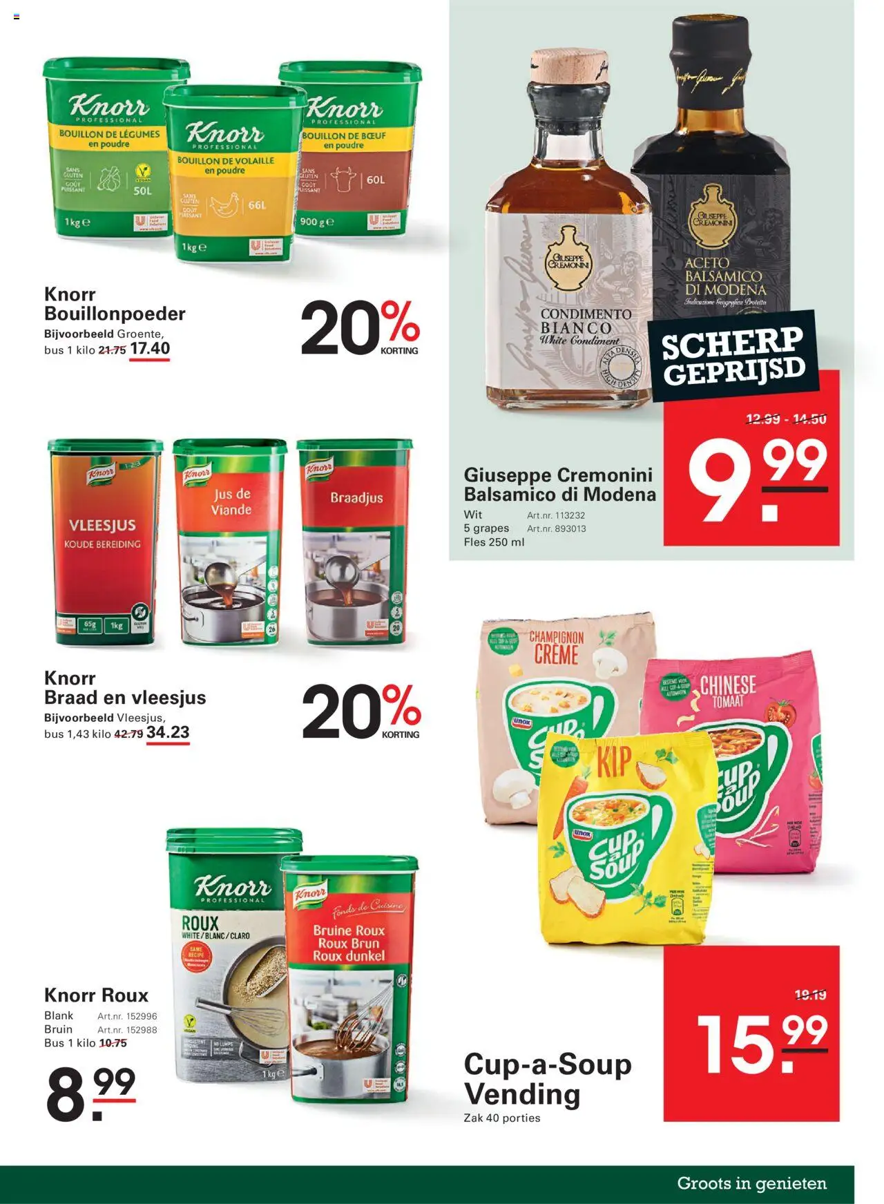  | Pagina: 39 | Producten: Champignon, Fles, Zak, Crème