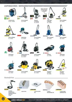 Pré-visualização Leroy Merlin Catálogo válido de 18.11.2024 | Página: 348 | Produtos: Agua, Aspirador, Detergente, Martelo