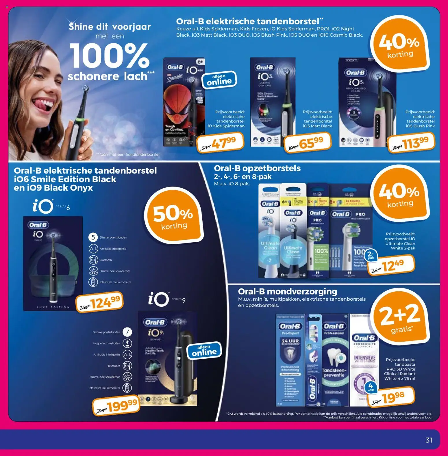 {H1} | Pagina: 35 | Producten: Tandpasta, Elektrische tandenborstel, Mondverzorging, Blush