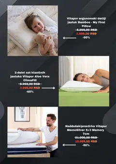 Vitapur Black Friday  - pregled Vitapur kataloga - važi od 06.11.2025 | Strana: 3 | Proizvode: Jastuk
