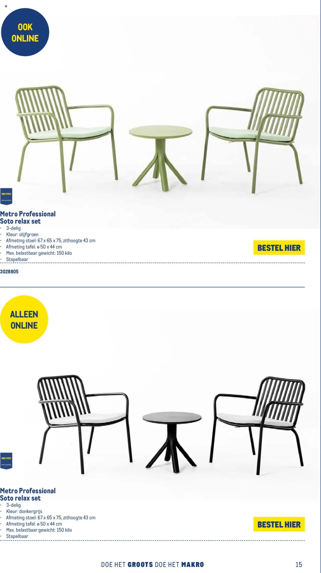  | Pagina: 15 | Producten: Gewicht, Tafel, Stoel