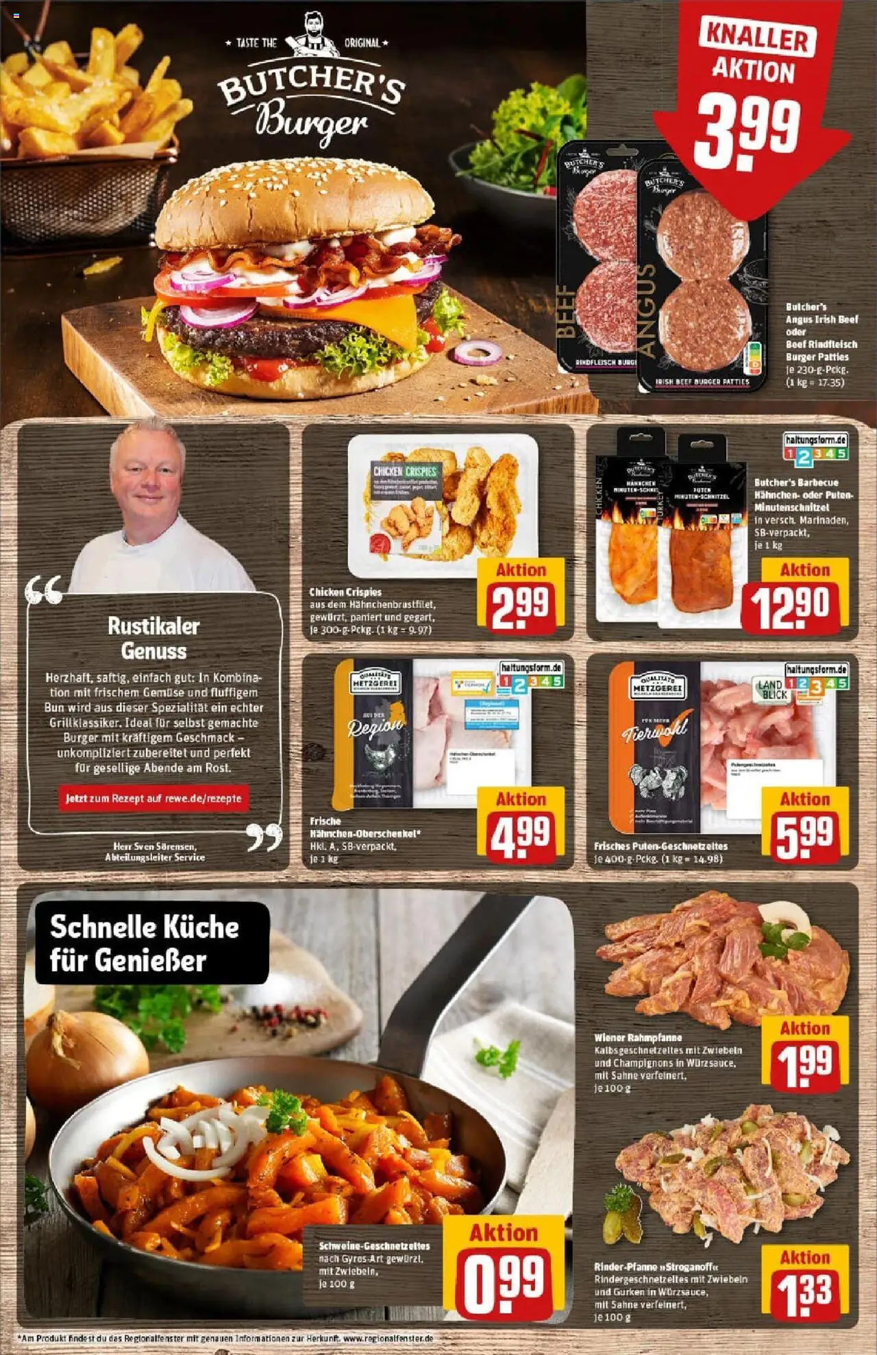 Rewe prospekt Elsterwerda	 - gültig ab dem 24.08.2025 | Seite: 8 | Produkte: Burger, Gemüse, Sahne, Gurken