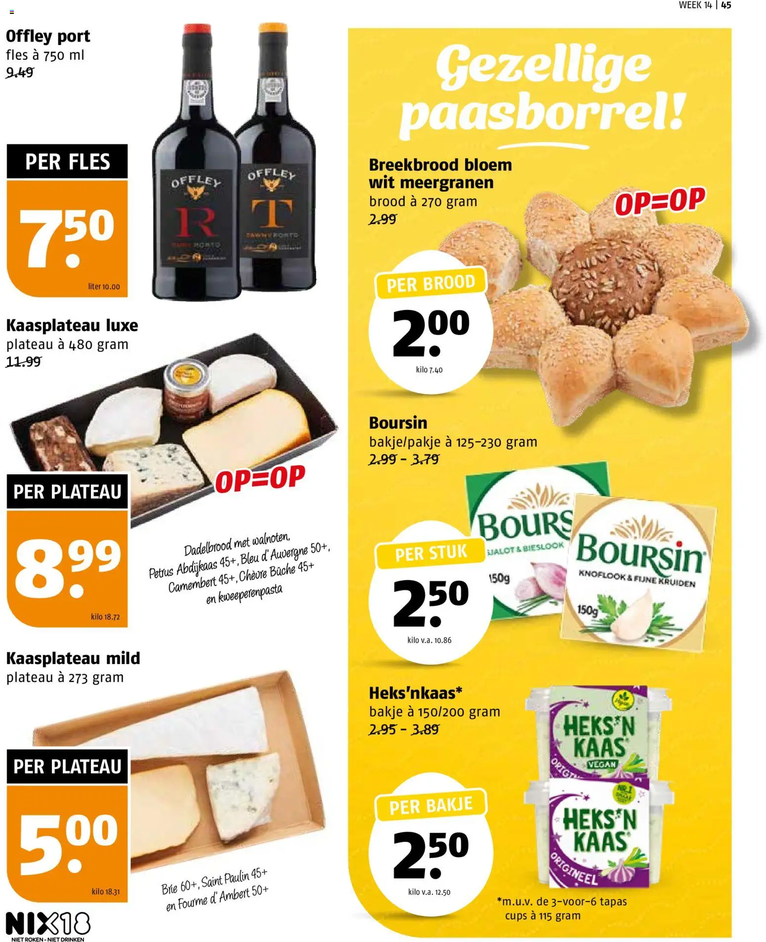 {H1} | Pagina: 45 | Producten: Kaas, Fles, Brie, Knoflook