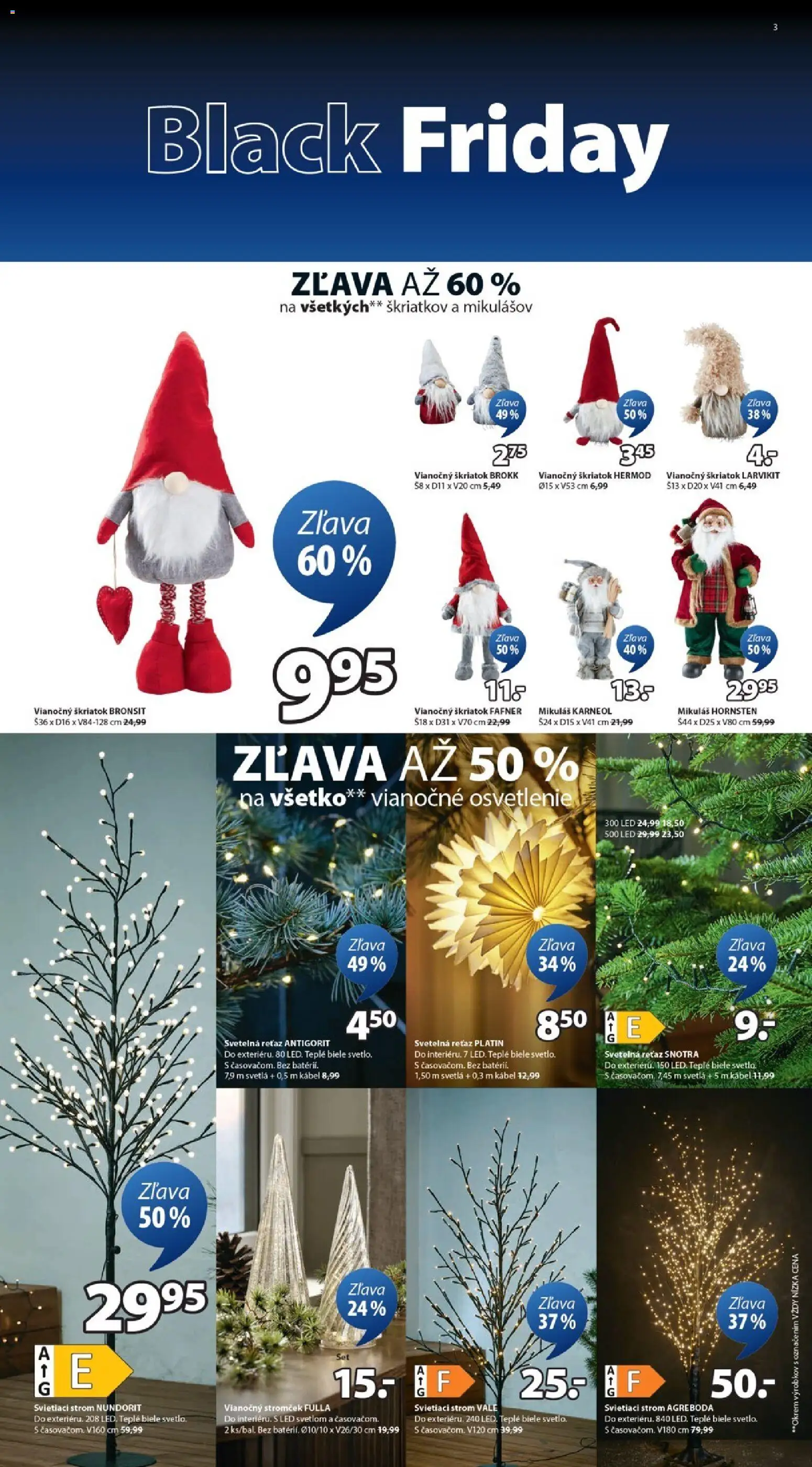 Nové JYSK akcie – leták je platný od 17.11.2025 | Strana: 3 | Produkty: Osvetlenie, Svetlo, Led