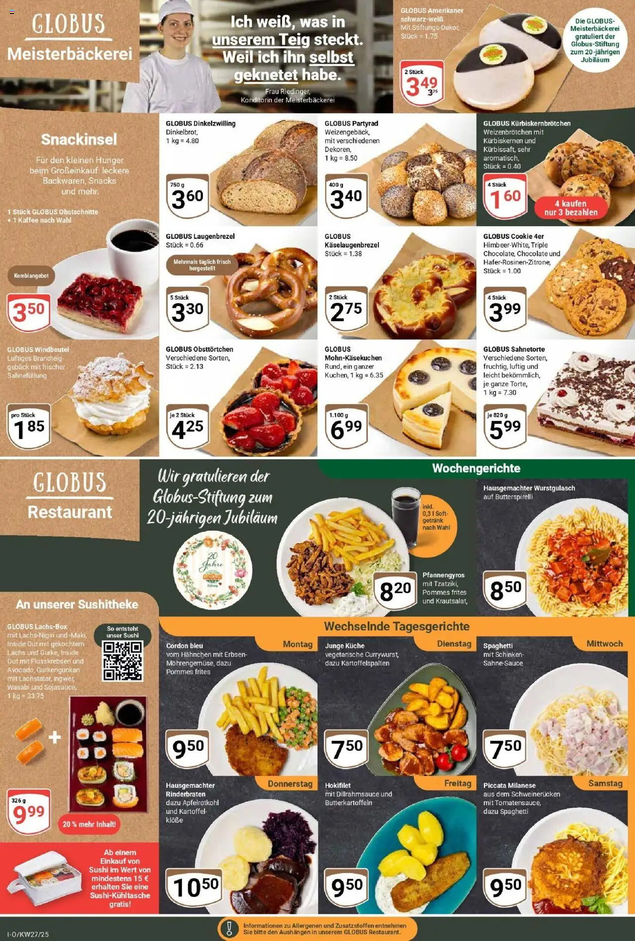 Globus prospekt Idar-Oberstein	 - gültig ab dem 29.06.2025 | Seite: 16 | Produkte: Hahnchen, Kaffee, Pommes, Erbsen