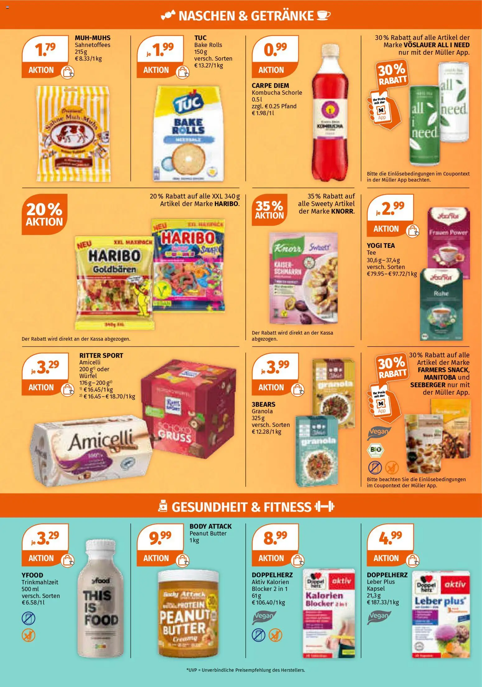 Müller Flugblatt gültig ab 05.01.2026 | Seite: 20 | Produkte: Butter