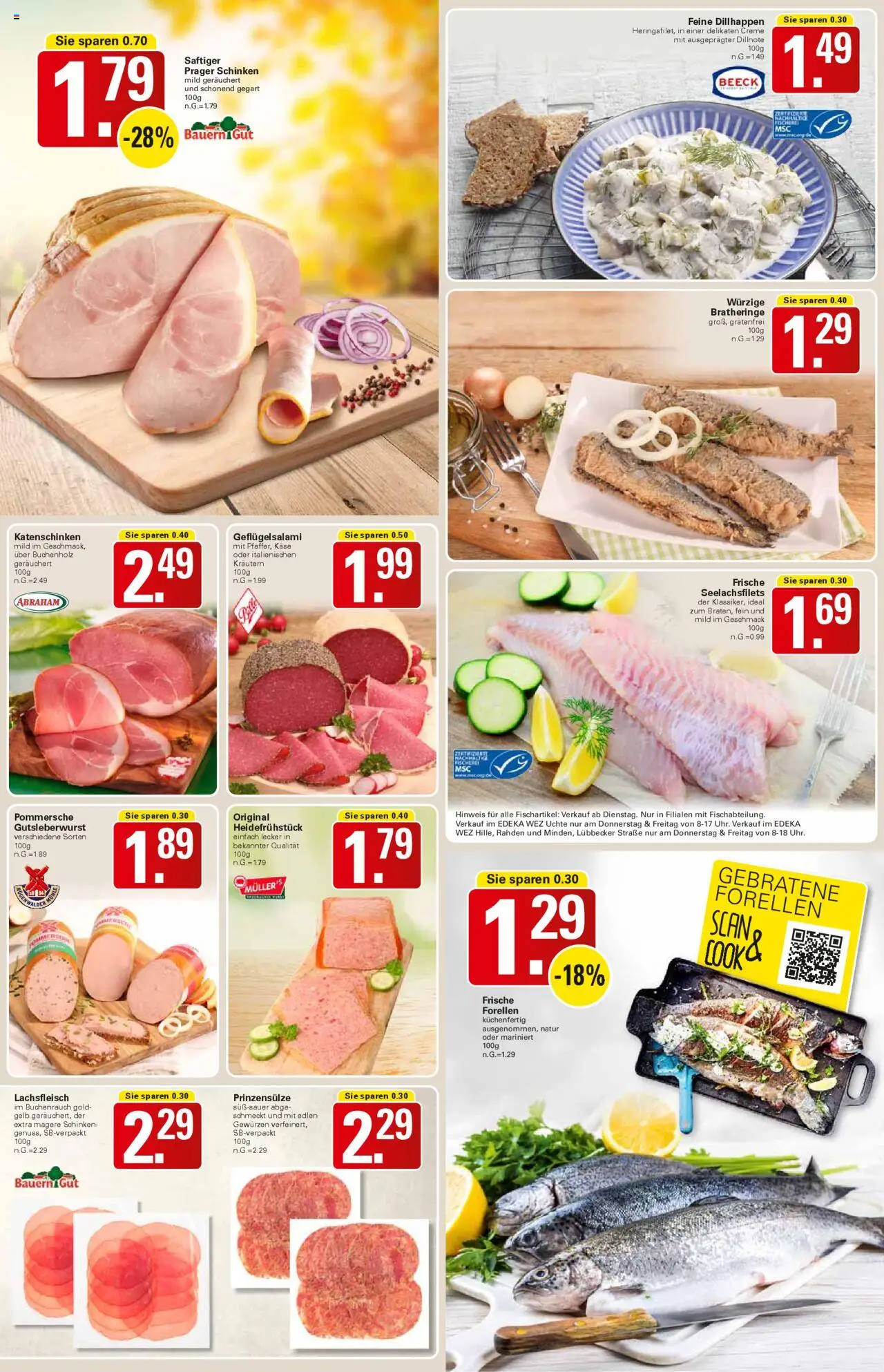 WEZ Prospekt – gültig ab 13.10.2025 | Seite: 5 | Produkte: Käse, Creme, Schinken