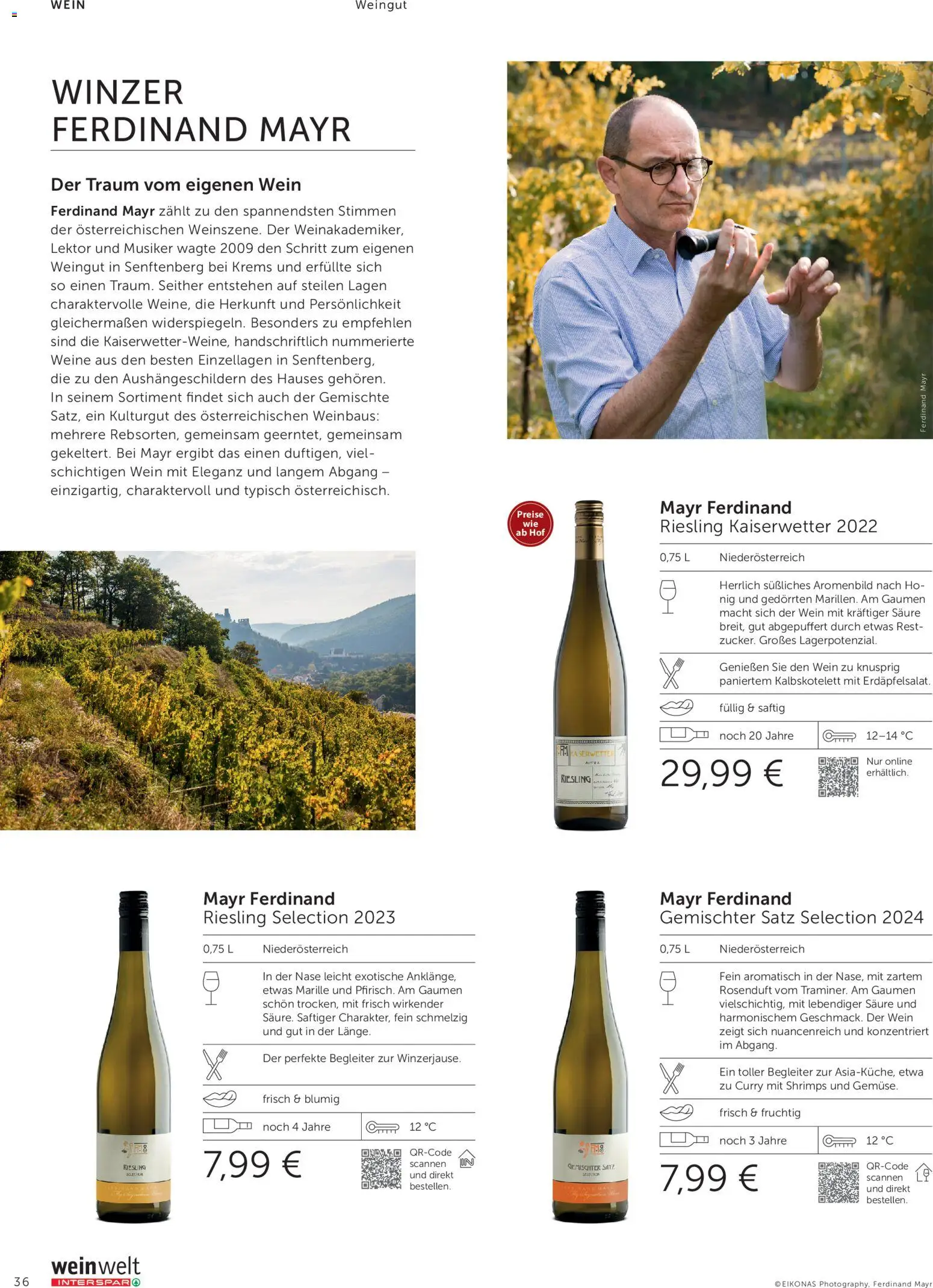 Interspar Meine Weinwelt Ausgabe Winter 2025 gültig ab 14.12.2025 | Seite: 36 | Produkte: Wein