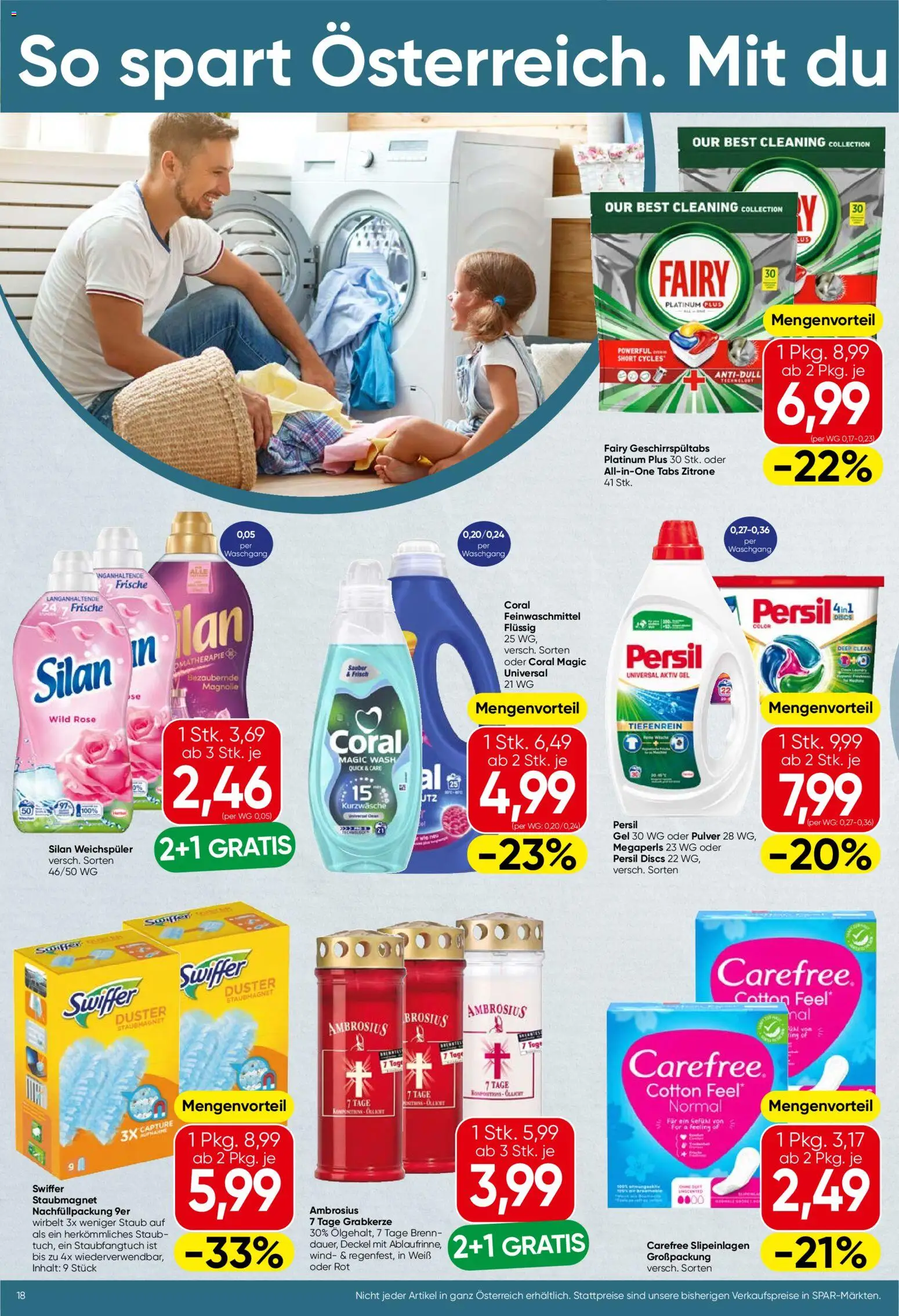 Spar Flugblatt - Oberösterreich gültig ab 26.03.2026 | Seite: 18 | Produkte: Zitrone, Weichspüler