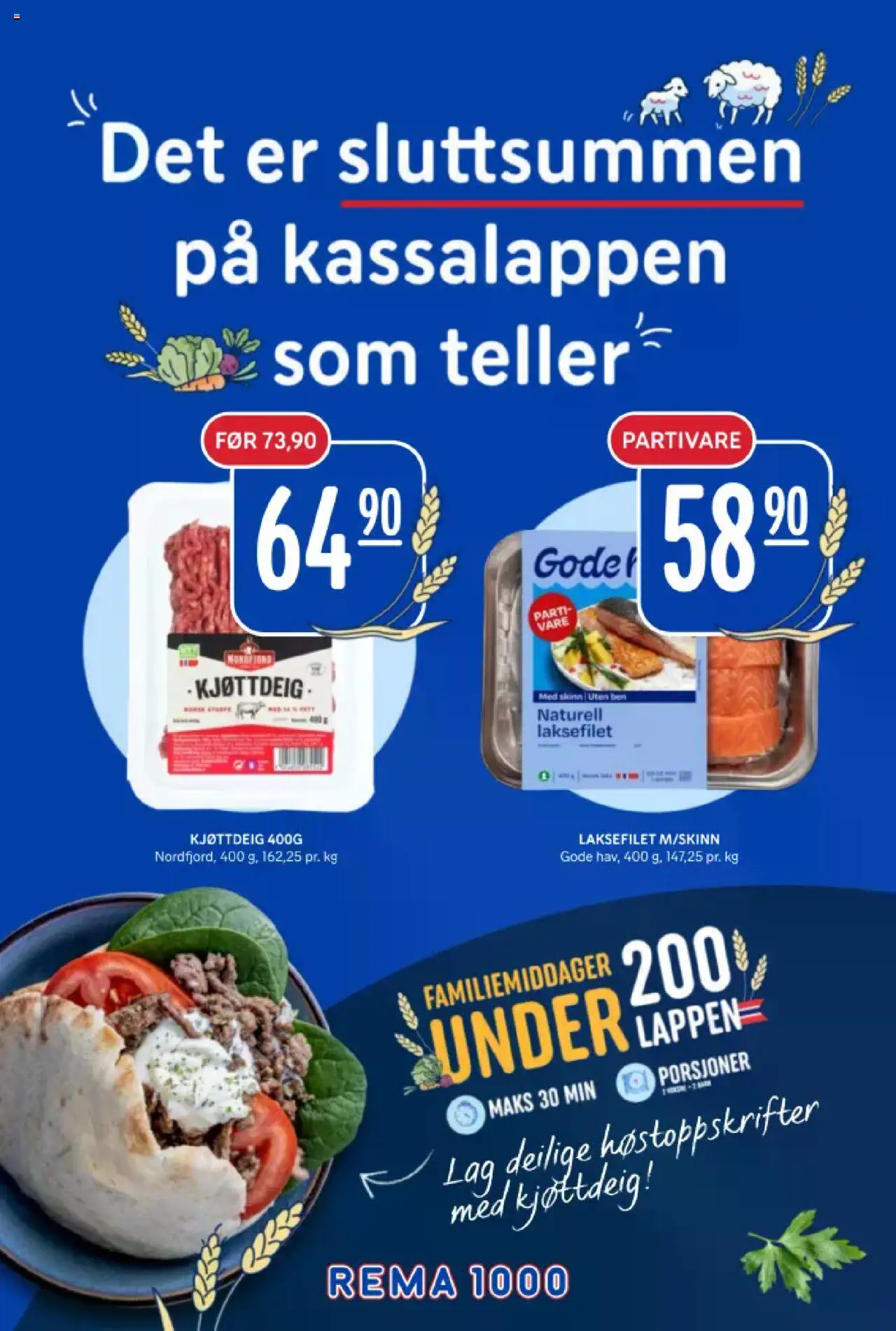  | Side: 2 | Produkter: Lasagneplader, Kjøttdeig