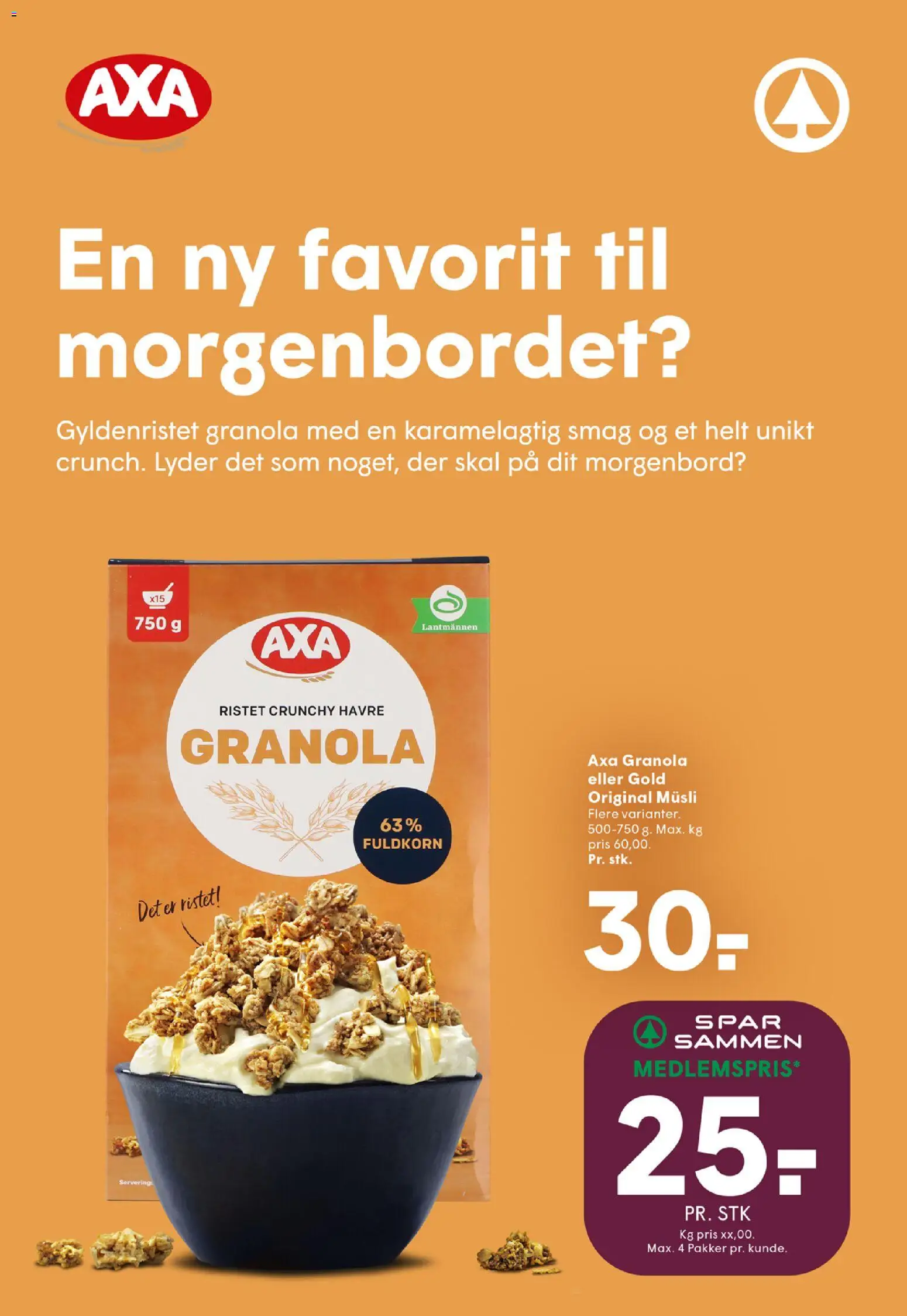 Spar tilbudsavis – gyldig fra 28.11.2025 | Side: 36 | Produkter: Müsli, Søm