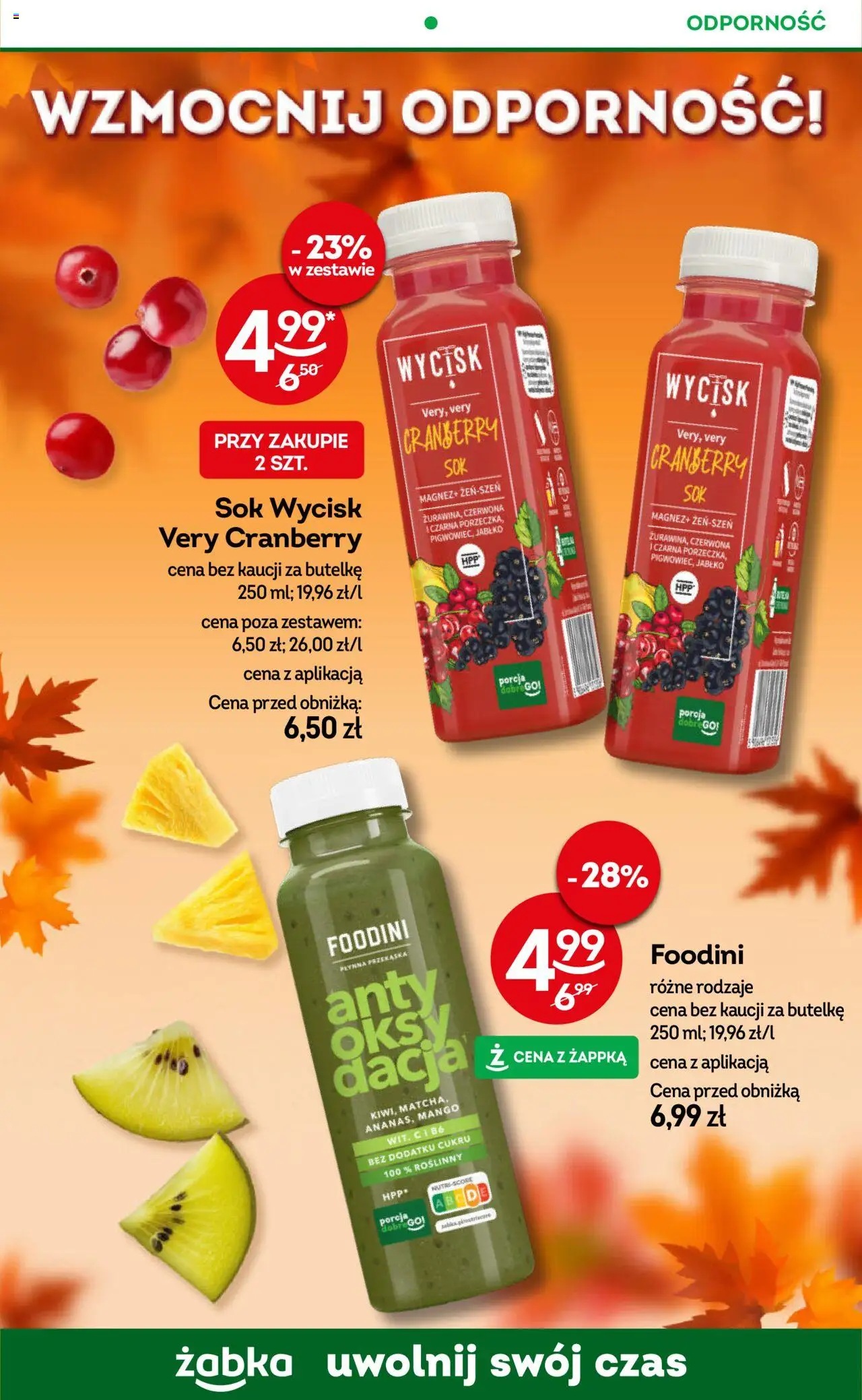 Żabka Gazetka od 08.10.2025 | Strona: 69 | Produkty: Mango, Sok