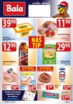 Náhled letáku BALA velký leták + od 01.10.2025