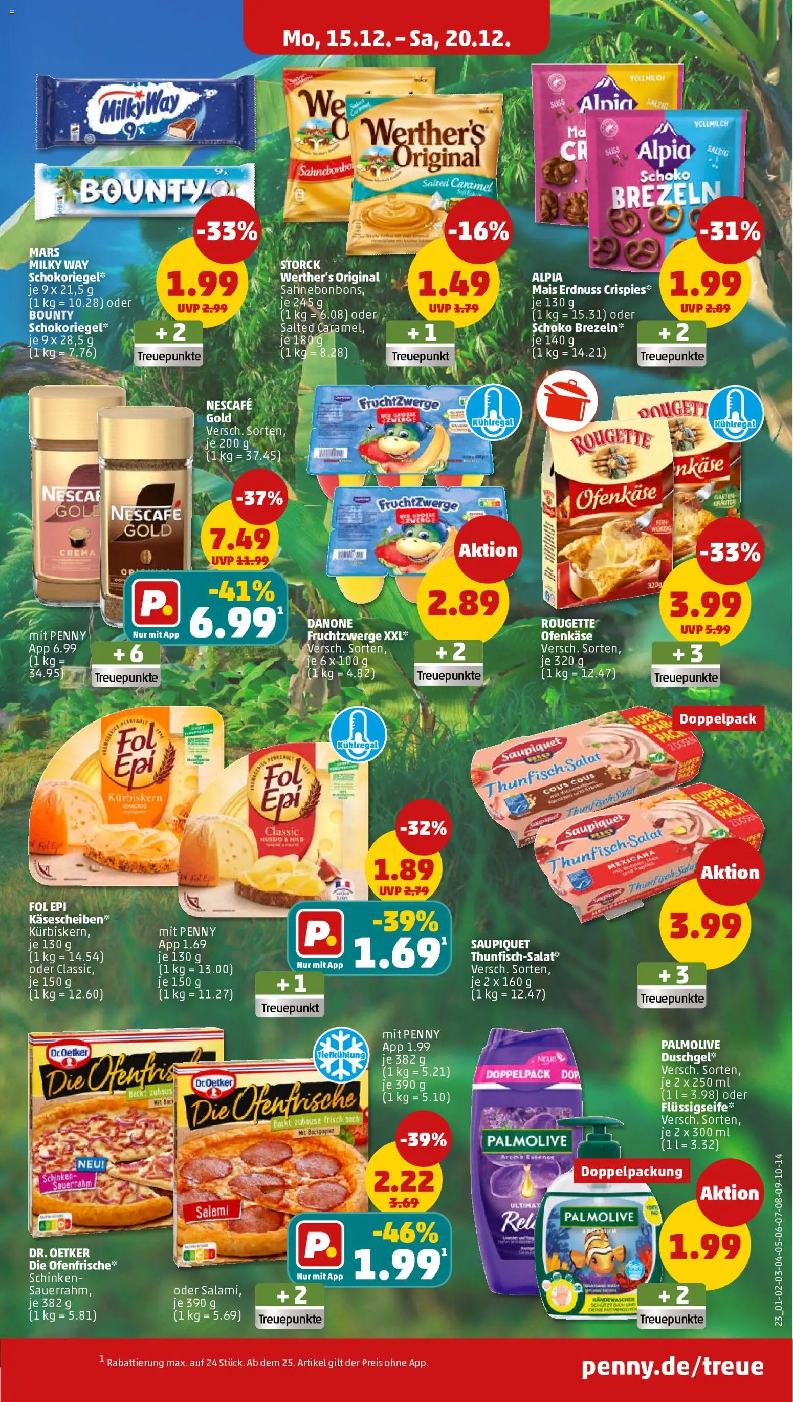 Penny Prospekt 	 – gültig ab 15.12.2025 | Seite: 27 | Produkte: Thunfisch, Fruchtzwerge, Mars, Sauerrahm