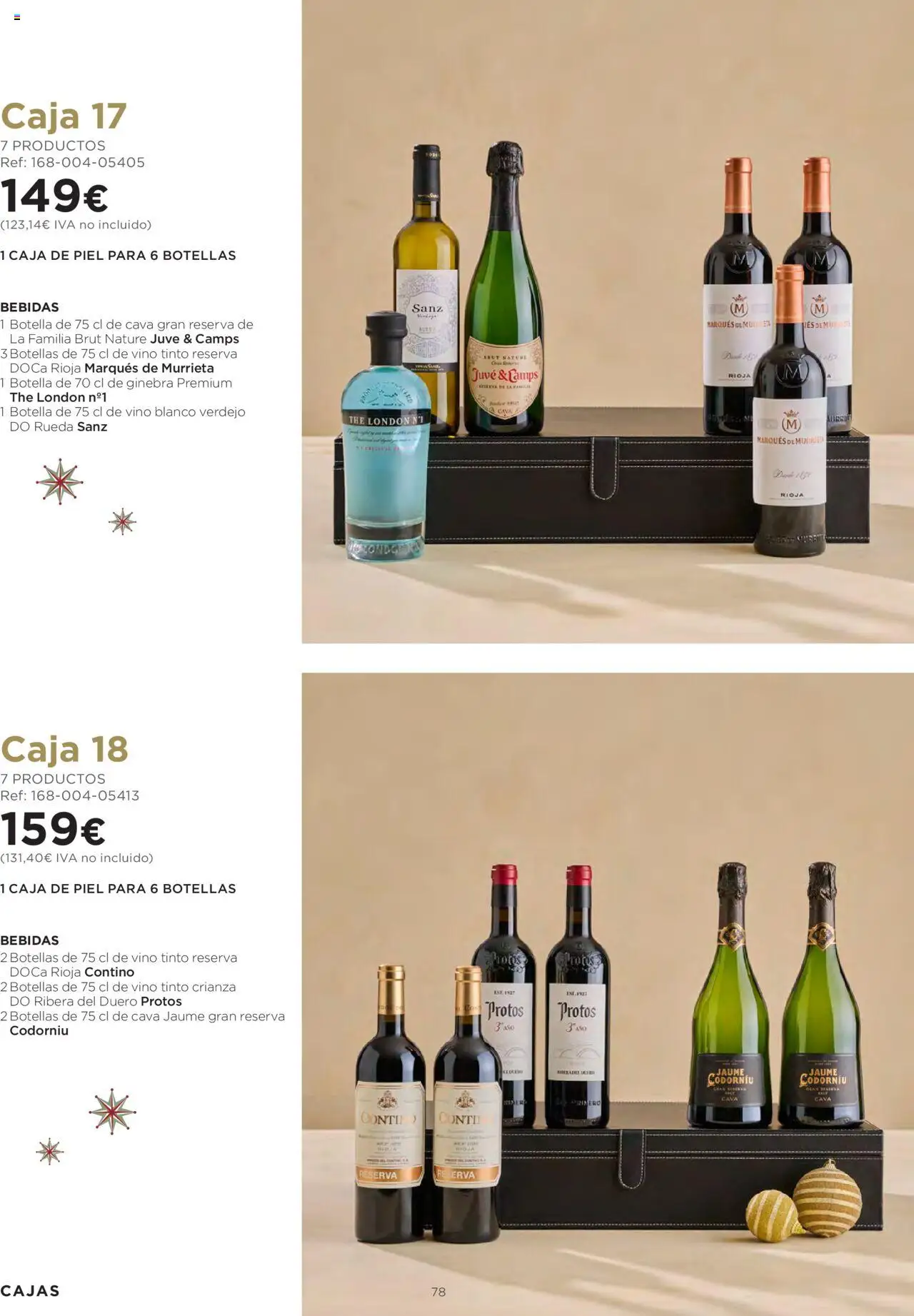 El Corte Inglés ofertas │ válido desde el 06.10.2025 | Página: 78 | Productos: Vino, Ginebra, Caja