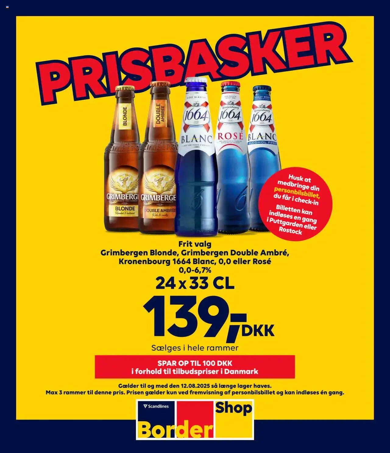 Bordershop Tilbudsavis gyldig fra 23.06.2025 | Side: 1 | Produkter: Pølser, Skyr, Grill