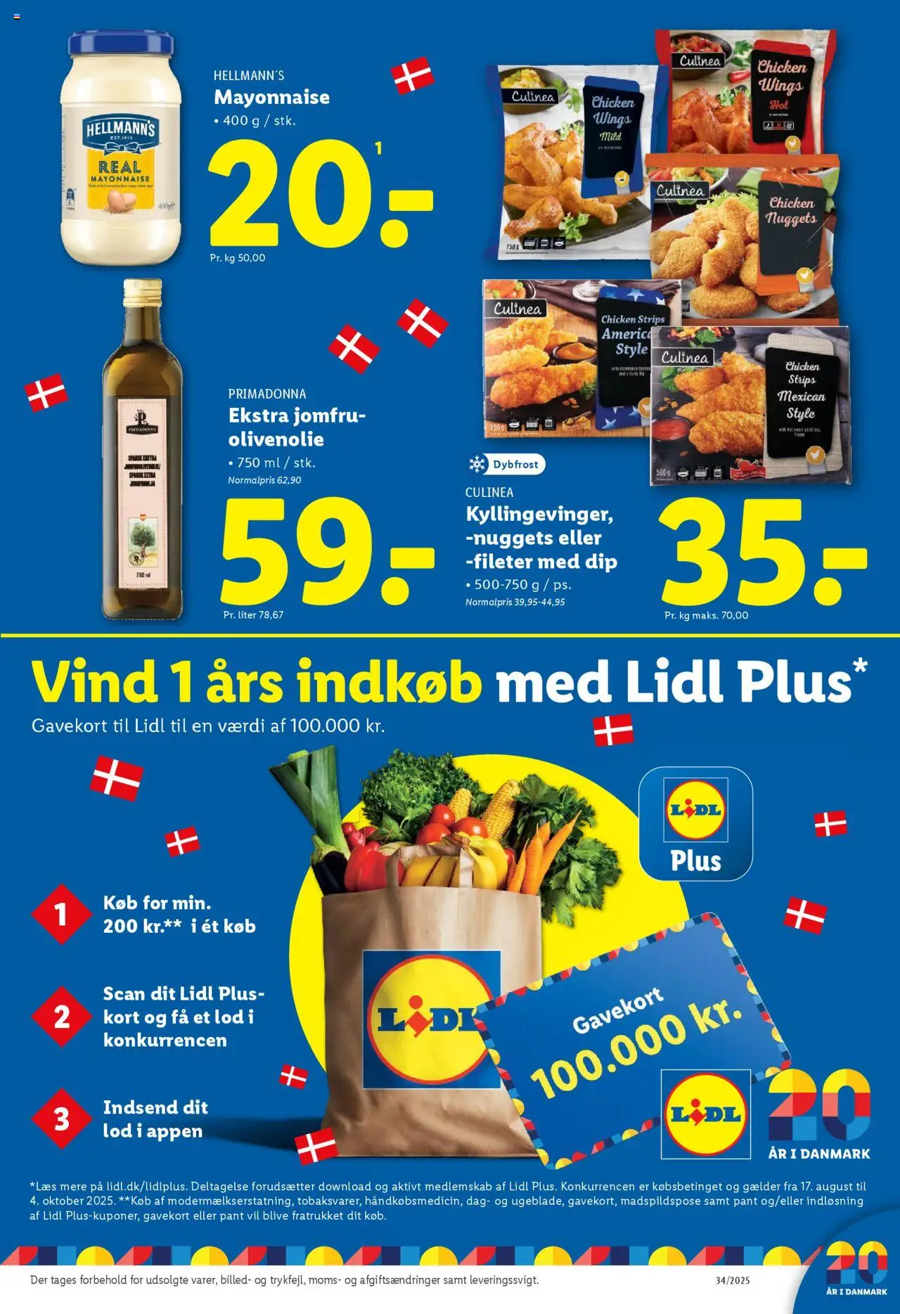 Lidl Tilbudsavis gyldig fra 17.08.2025 | Side: 7 | Produkter: Nuggets, Olivenolie