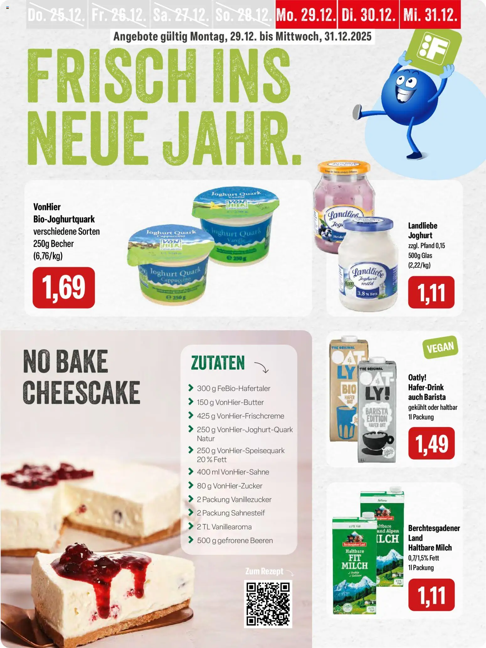Feneberg Angebote – gültig ab 29.12.2025 | Seite: 6 | Produkte: Quark, Milch, Joghurt, Haltbare milch