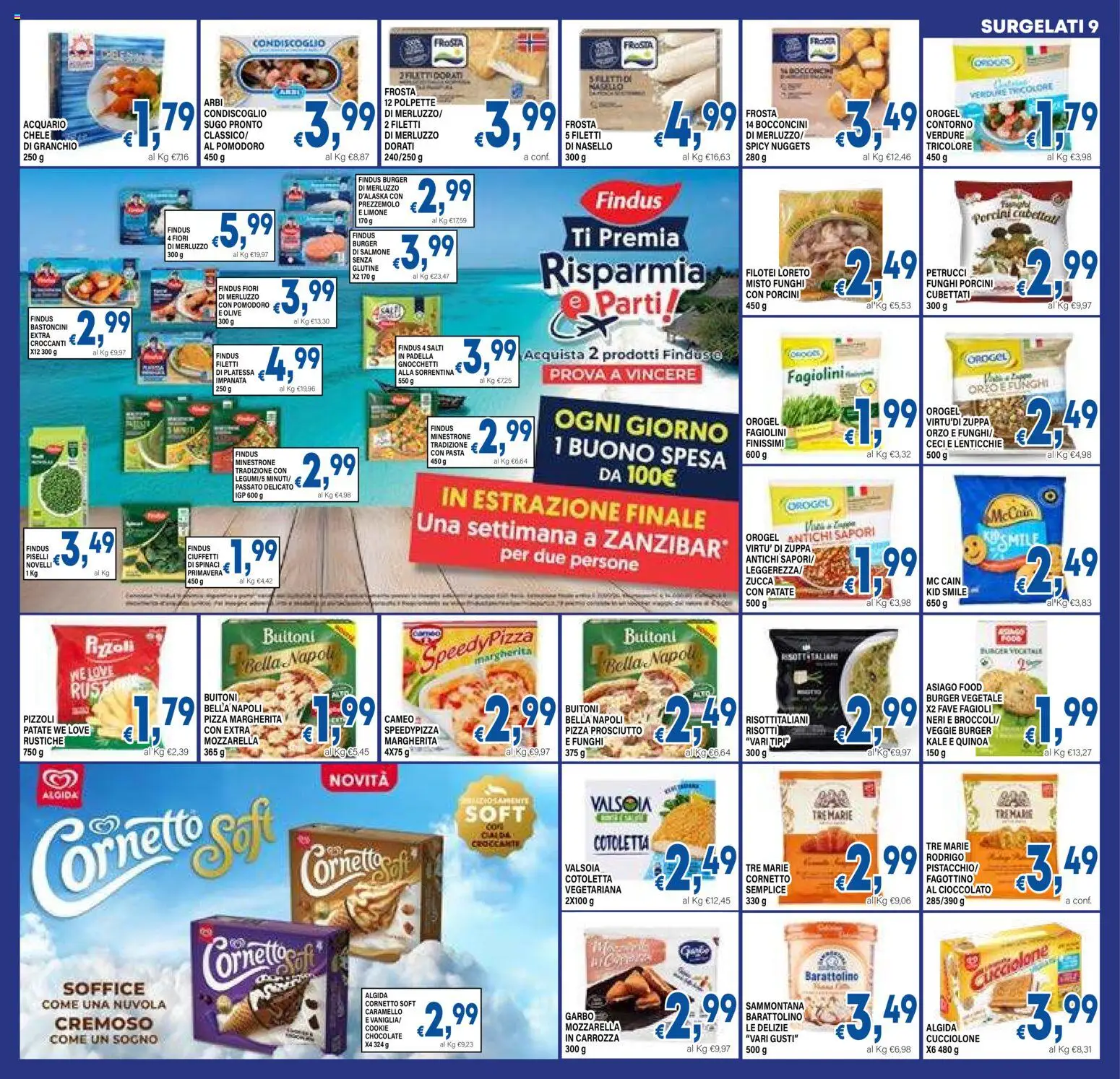 Volantino DEM del 07.04.2026 | Pagina: 9 | Prodotti: Cioccolato, Merluzzo, Nuggets, Prezzemolo