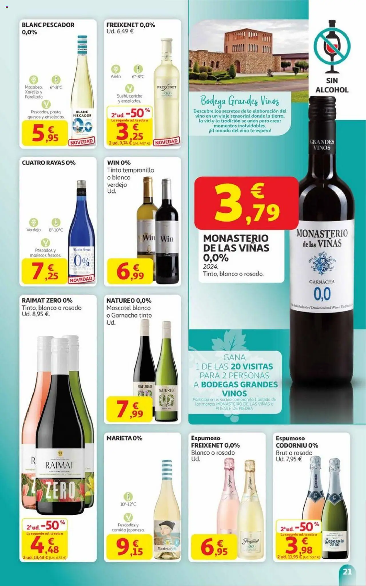 Alcampo - Canarias │ válido desde el 06.10.2025 | Página: 21 | Productos: Vino, Té