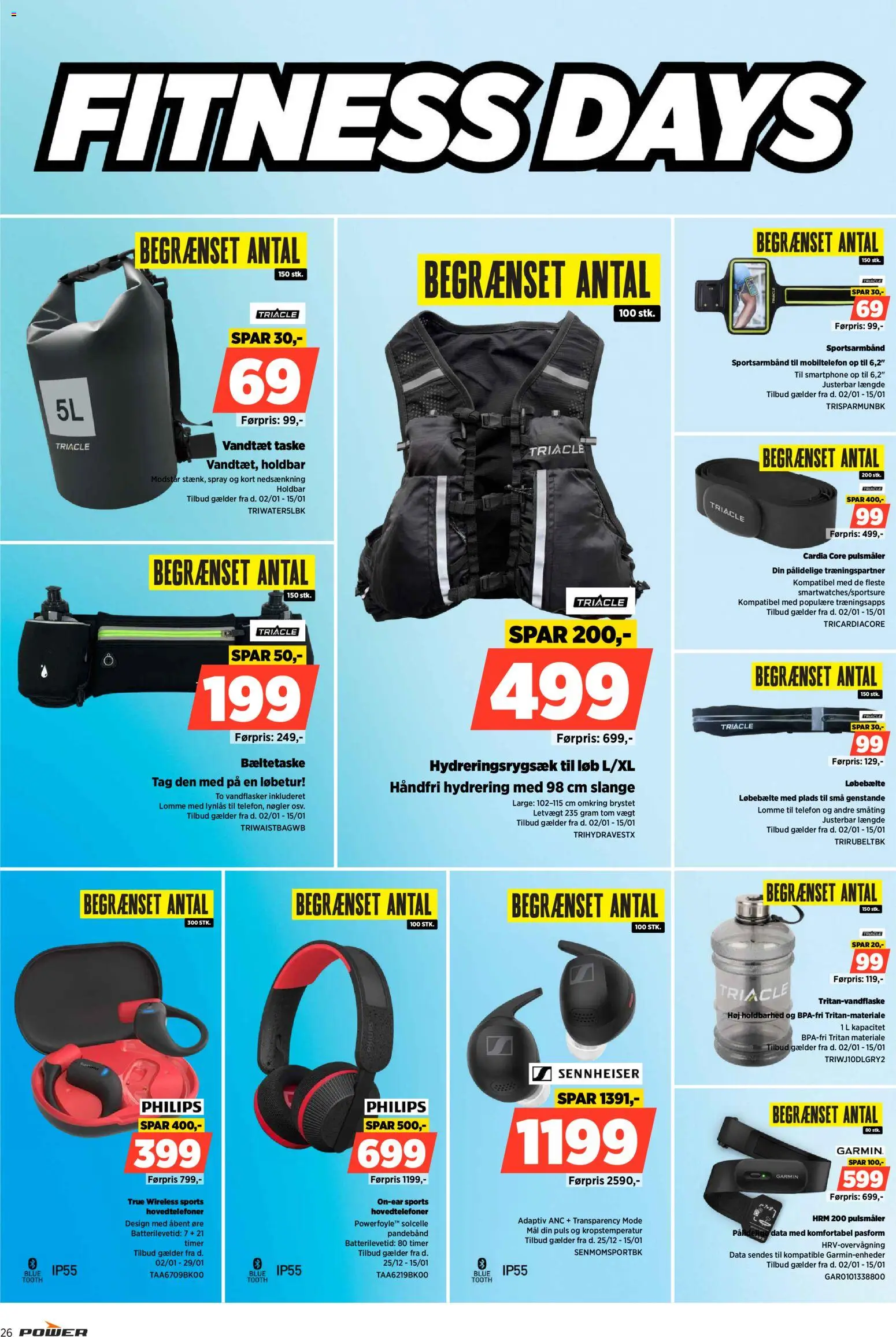 Power tilbudsavis – gyldig fra 09.01.2026 | Side: 26 | Produkter: Taske, Telefon, Smartphone, Hovedtelefoner