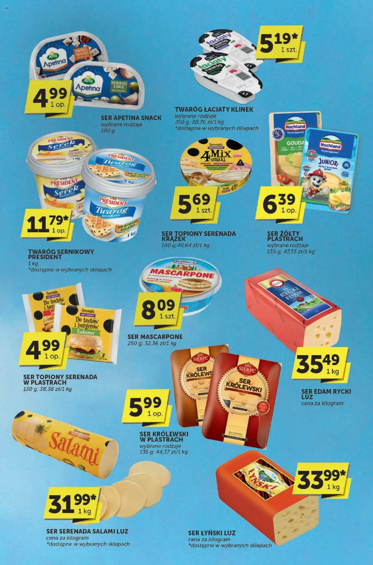 Euro Sklep Gazetka - Katalog od 16.10.2025 | Strona: 4 | Produkty: Serek, Ser, Ser mascarpone, Twaróg