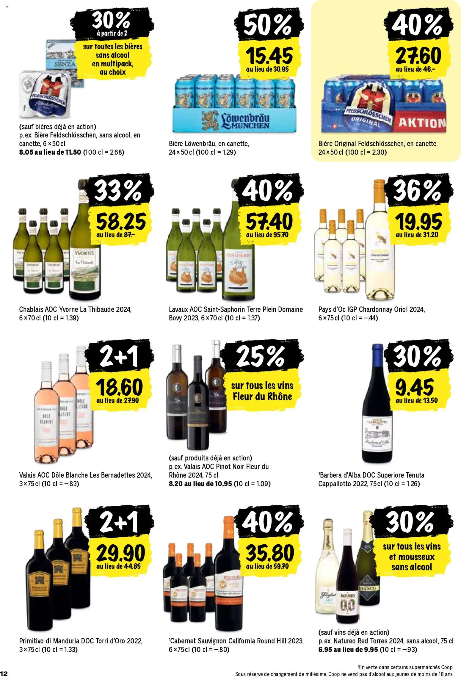 Coop - Les actions de la semaine – gültig ab 08.01.2026 | Seite: 12