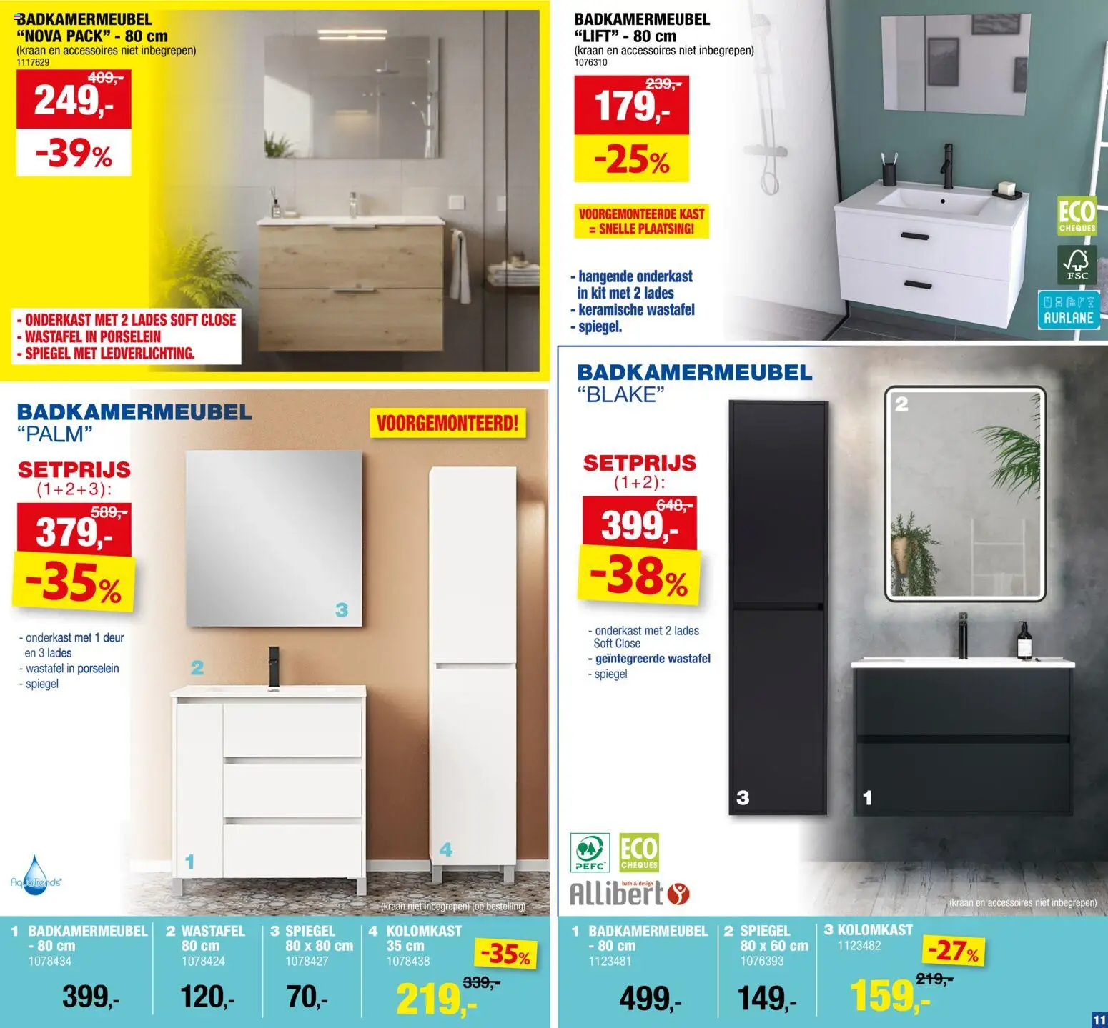 {H1} | Pagina: 11 | Producten: Kast, Spiegel