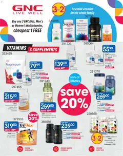 Clicks specials catalogue – valid from 30.12.2025 | Page: 8 | Products: Iron, Oil, Sugar, Supplements