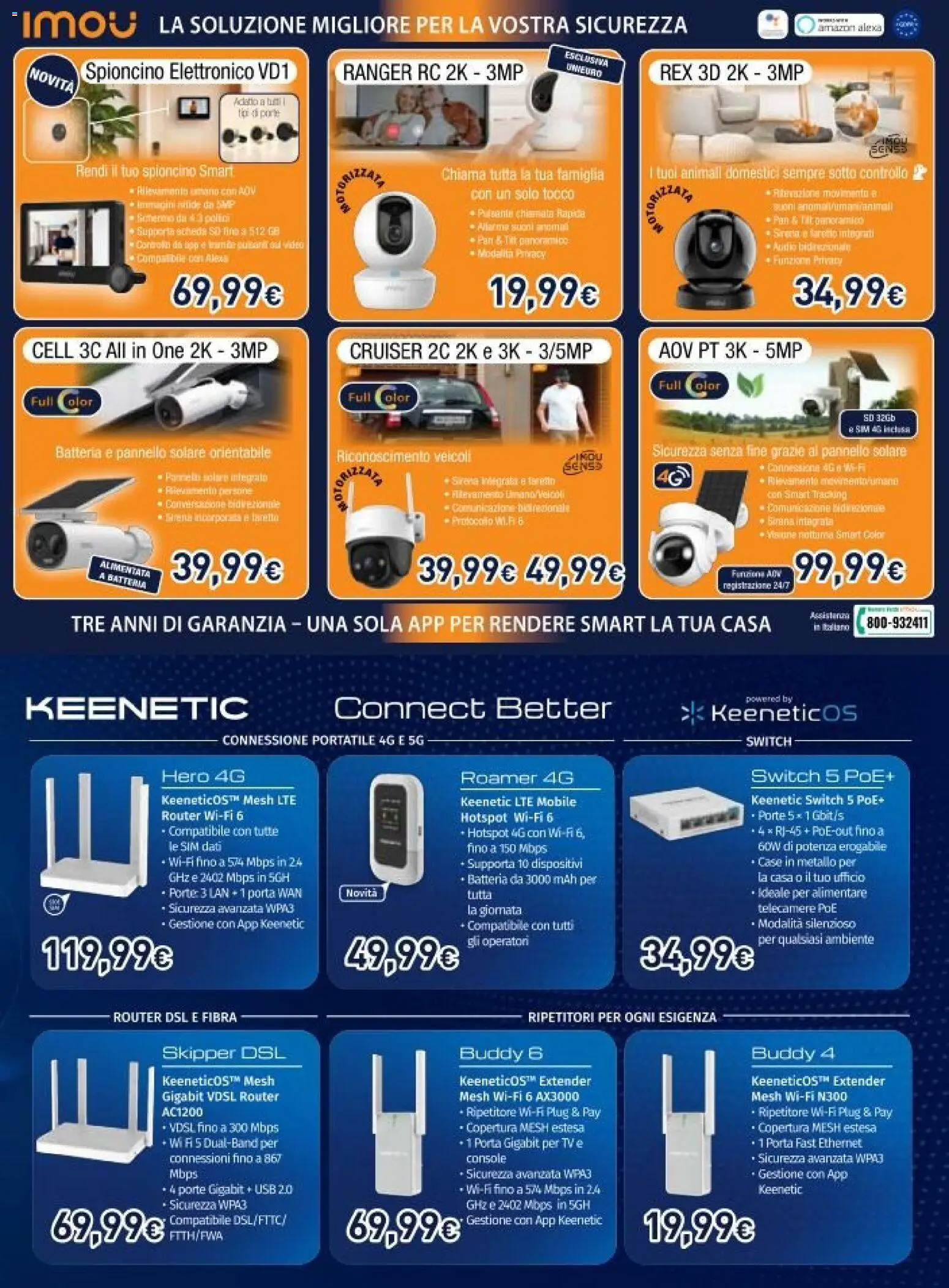 Volantino Unieuro del 20.03.2026 | Pagina: 41 | Prodotti: Router, Mobile, Audio, Batteria