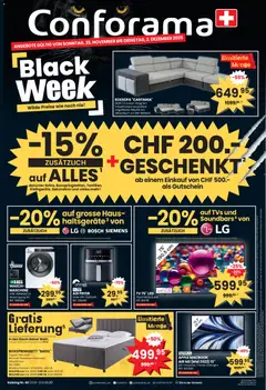 Conforama - Black Friday ab 23.11.2025 gültig
