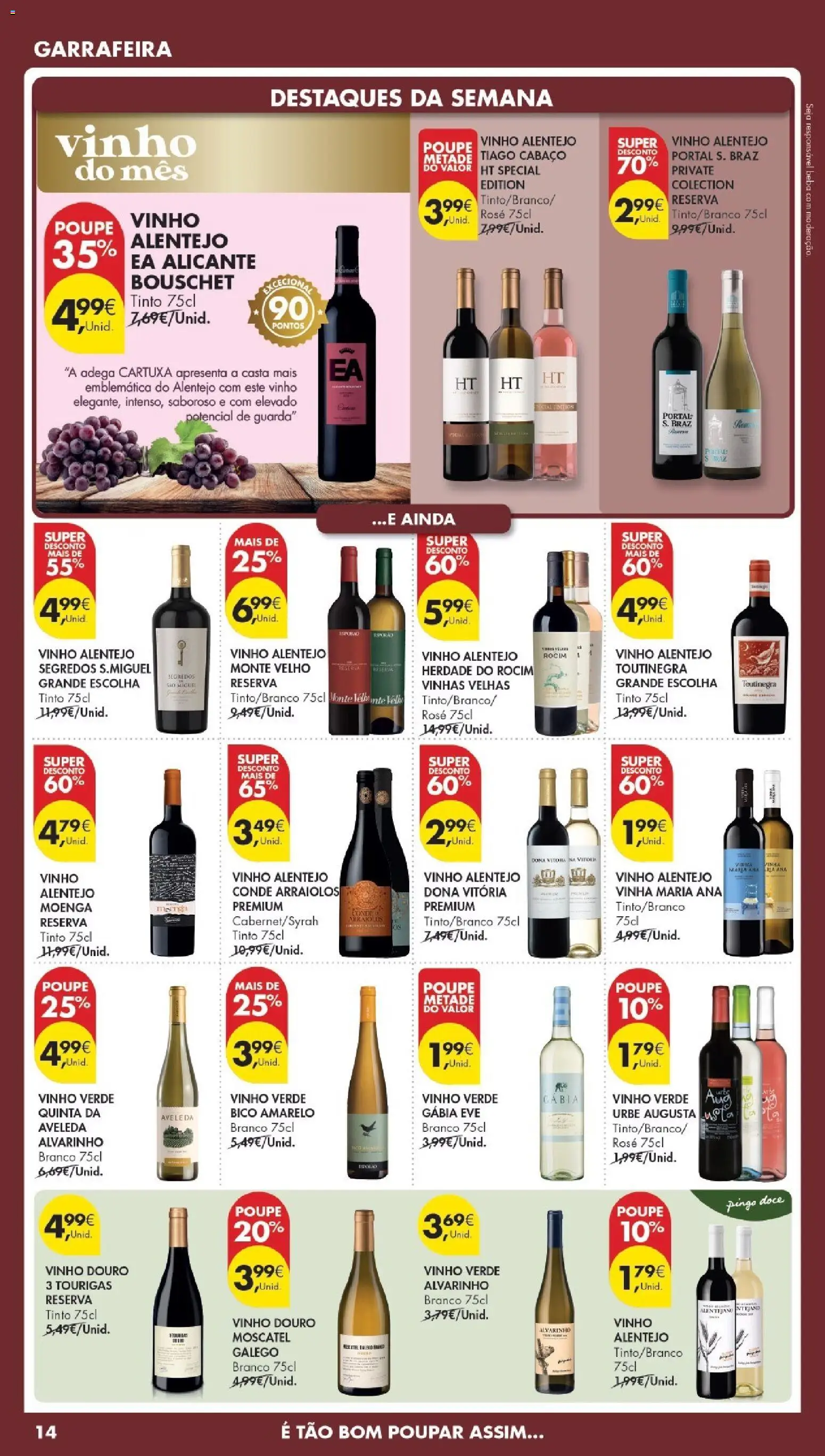 Pingo Doce Poupe Esta Semana Madeira │ válido de 21.04.2026 | Página: 14 | Produtos: Vinho