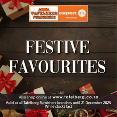Tafelberg Furnishers specials catalogue – valid from 12.12.2025