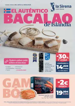 Vista previa La Sirena folleto válido desde el 26.03.2026